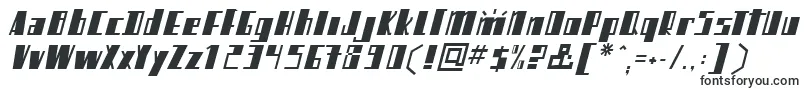 Шрифт Mikamatic – техно шрифты