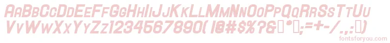 HallandaleScHeavyIt.Jl Font – Pink Fonts on White Background