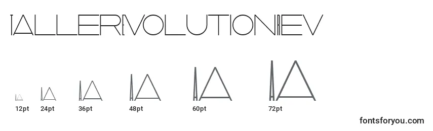 TallerEvolutionRev Font Sizes