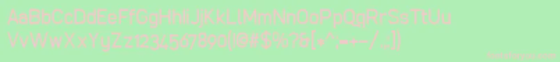 Cibreo Font – Pink Fonts on Green Background