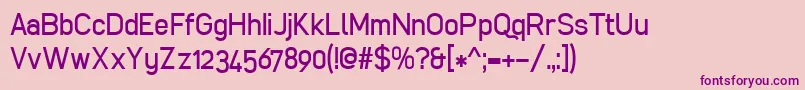 Cibreo Font – Purple Fonts on Pink Background
