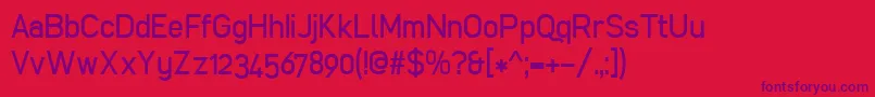 Cibreo Font – Purple Fonts on Red Background