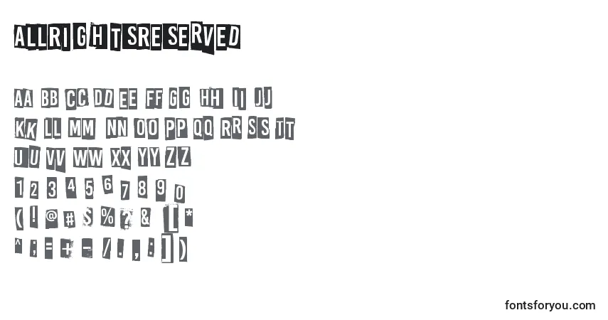 Allrightsreserved Font Download Free Online Generator