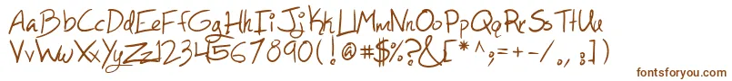 Asyouwish Font – Brown Fonts