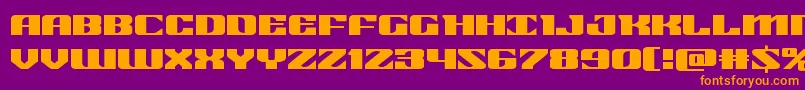21gunsaluteexpandフォントについての詳細 フォント21gunsaluteexpand – 紫色の背景にオレンジのフォント