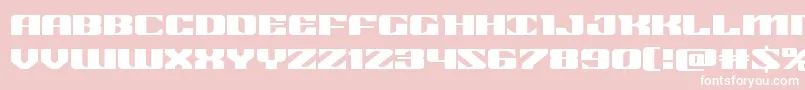 21gunsaluteexpand Font – White Fonts on Pink Background