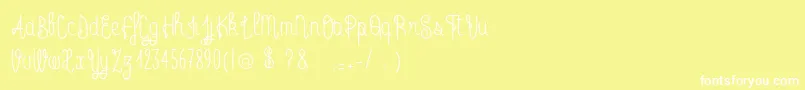 RadioTrust Font – White Fonts on Yellow Background