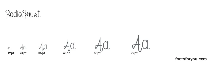 RadioTrust Font Sizes