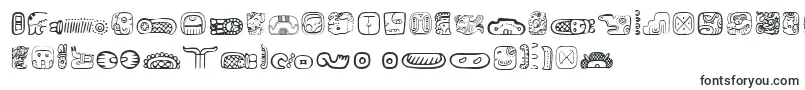 Czcionka MesoamericaDingsTwo – czcionki dla Adobe Indesign
