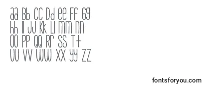 Обзор шрифта MtfSkinnyJeans