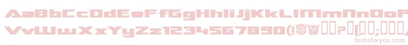Шрифт Tranreb – розовые шрифты