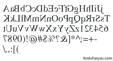 Rstimesmirror font – mirror Fonts