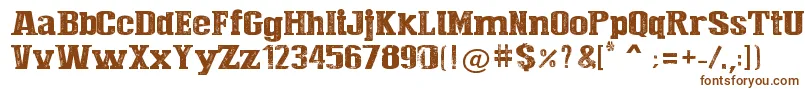 PressStyleLarge Font – Brown Fonts