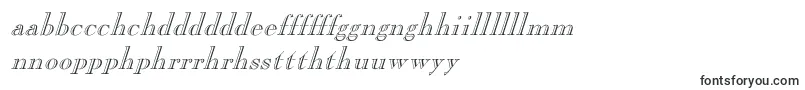 PinchiItalic Font – Welsh Fonts