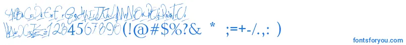 fuente Papposblues..Font – Fuentes Azules