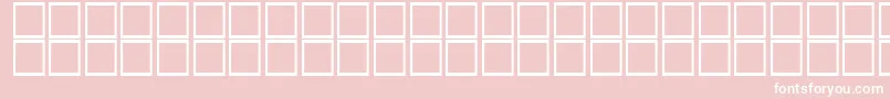 Fonte AlHor – fontes brancas em um fundo rosa