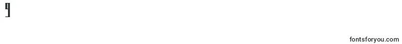 Knifer300-Schriftart – Schriften für die Ziffer 9