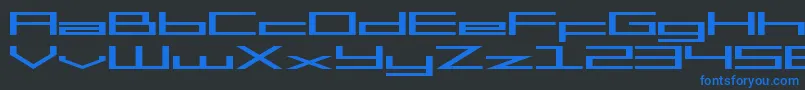 Mgs2 ffy Font – Blue Fonts on Black Background