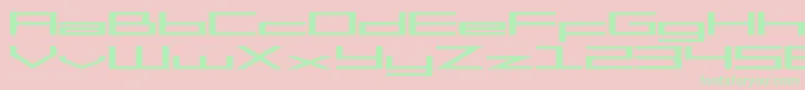 Mgs2 ffy Font – Green Fonts on Pink Background