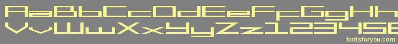 Mgs2 ffy Font – Yellow Fonts on Gray Background