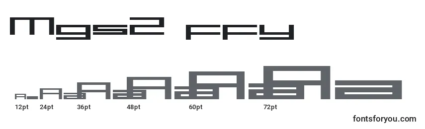 Mgs2 ffy Font Sizes