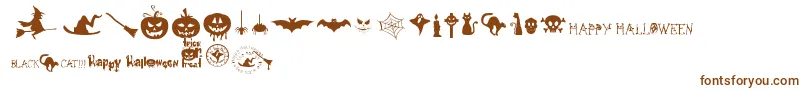 FreakyHalloween Font – Brown Fonts