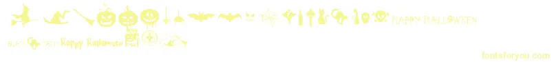 FreakyHalloween Font – Yellow Fonts
