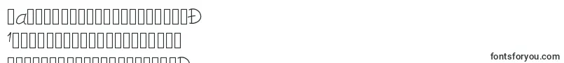 Police PeaxHandwritinglight – polices kirghizes