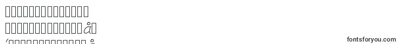 Police PeaxHandwritinglight – polices chinoises (simplifiées)