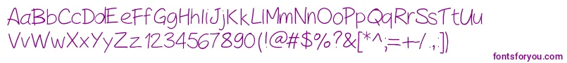 PeaxHandwritinglight Font – Purple Fonts