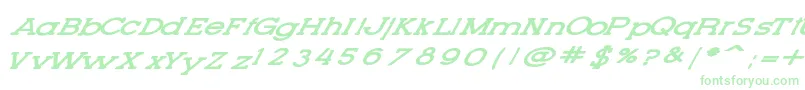 LetteringSetNew-fontti – vihreät fontit