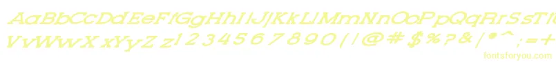 LetteringSetNew-fontti – keltaiset fontit