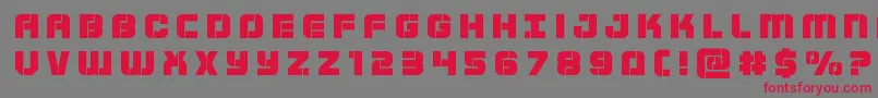 Supersubmarinetitle Font – Red Fonts on Gray Background