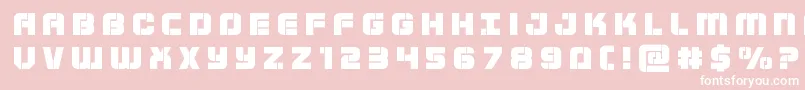 fuente Supersubmarinetitle – Fuentes Blancas Sobre Fondo Rosa