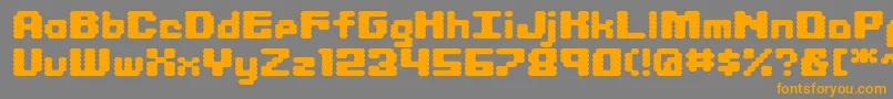 Librit Font – Orange Fonts on Gray Background