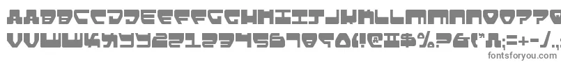 LoveladiesCondensed-fontti – harmaat kirjasimet valkoisella taustalla