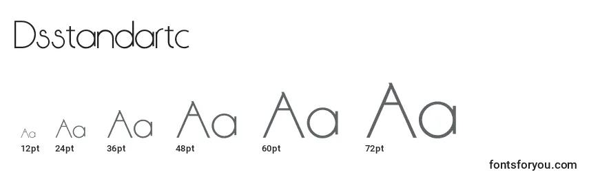 Dsstandartc Font Sizes