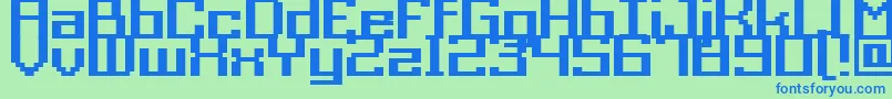 Más sobre la fuente Acme9RegularBold fuente Acme9RegularBold – Fuentes Azules Sobre Fondo Verde