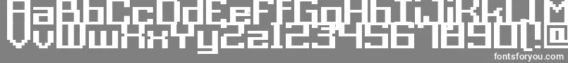 Acme9RegularBoldフォントについての詳細 フォントAcme9RegularBold – 灰色の背景に白い文字