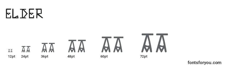 Elder Font Sizes