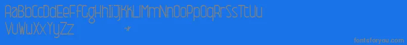 NameThisFontNormal Font – Gray Fonts on Blue Background