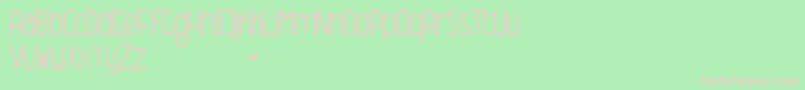 NameThisFontNormal Font – Pink Fonts on Green Background