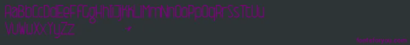 フォントNameThisFontNormal – 黒い背景に紫のフォント
