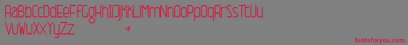 NameThisFontNormal Font – Red Fonts on Gray Background