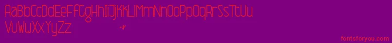 NameThisFontNormal Font – Red Fonts on Purple Background