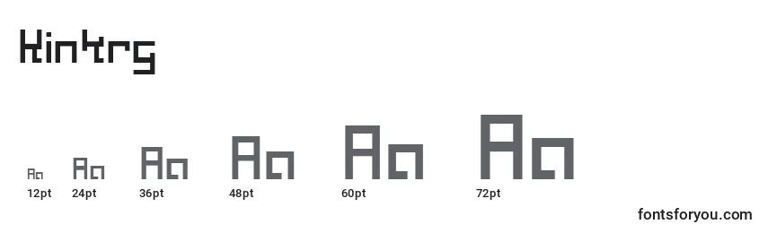 Kinkrg Font Sizes