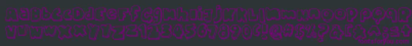 Подробнее о шрифте ChunkyFont Шрифт ChunkyFont – фиолетовые шрифты на чёрном фоне