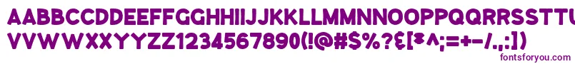 GooseberryJuice-fontti – violetit fontit valkoisella taustalla