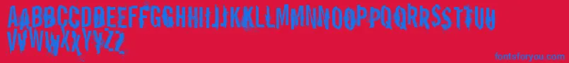 VtksReportError Font – Blue Fonts on Red Background