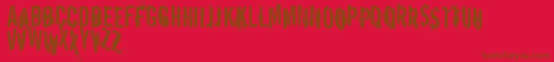 VtksReportError Font – Brown Fonts on Red Background